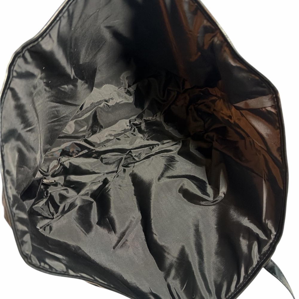 Victoria's Secret Large Tote Bag Weekender Black Sequined Reusable Bag - Picture 7 of 8